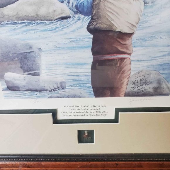 Limited Edition "McCloud River Lucky" Print Signed by Kevin E. Pack - Picture 3 of 12